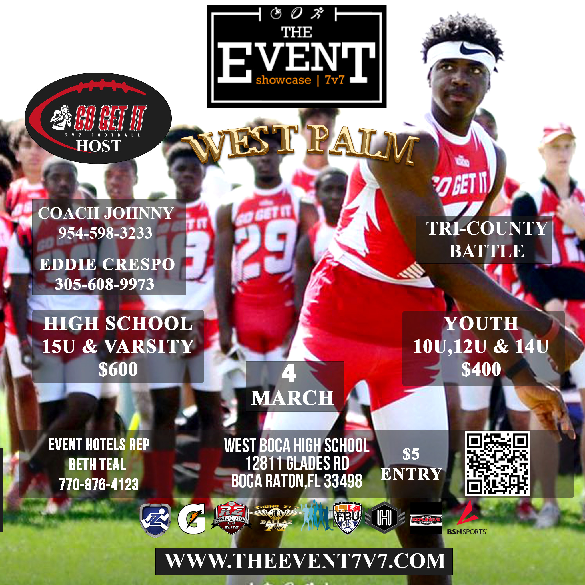 WEST PALM BEACH – The Event 7v7 presented by Red Zone Elite